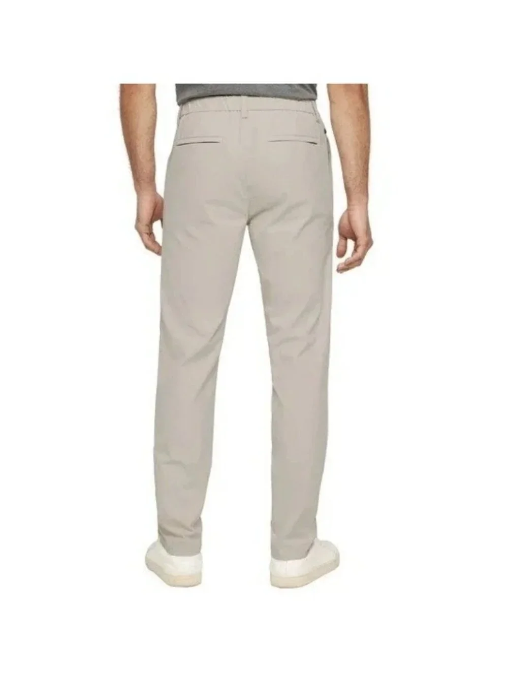 NWT Banana Republic Commuter Flex Pants Men's 40x30 Tan Polyester  Flat Front